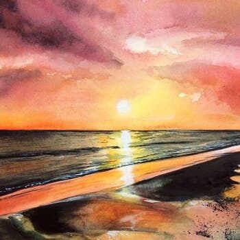Sunset Painting