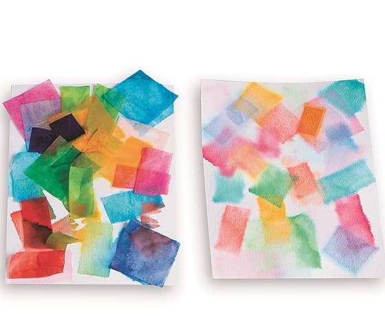 Watercolor Tissue Paper Press 560 × 460