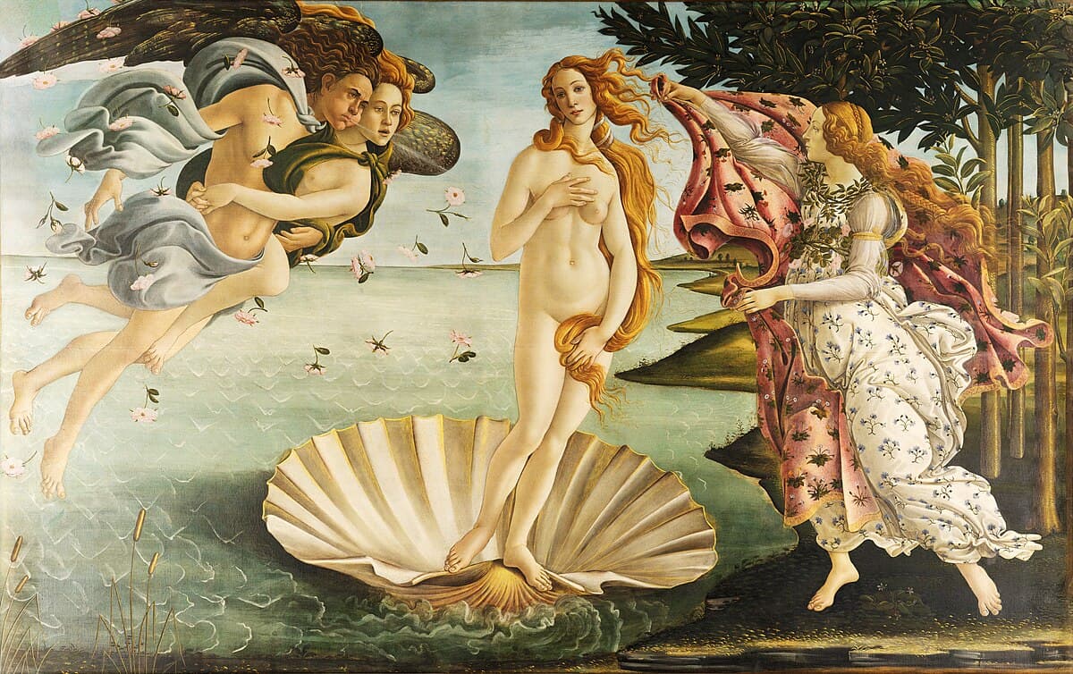 "The Birth of Venus" by Sandro Botticelli - Oil Painting