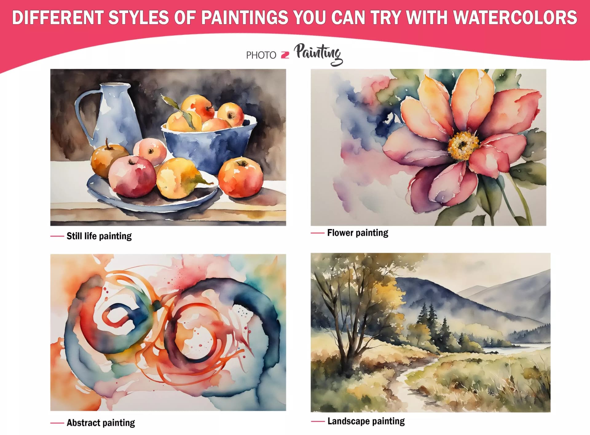 Different Styles of Watercolor Paintings You Can Try
