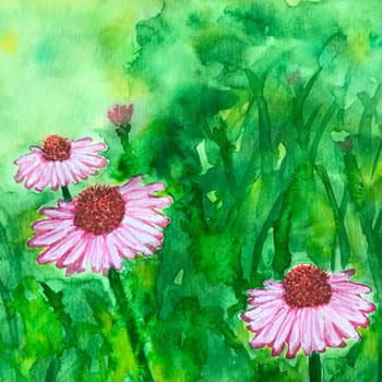 Watercolor Flower Painting