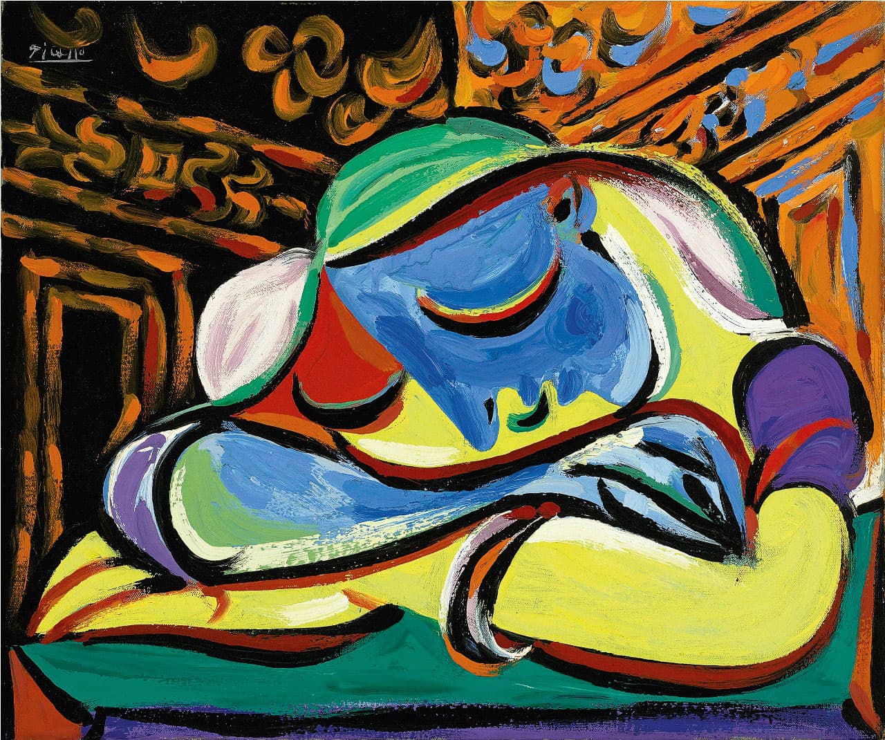 "Sleeping Girl" by Pablo Picasso - Cubism
